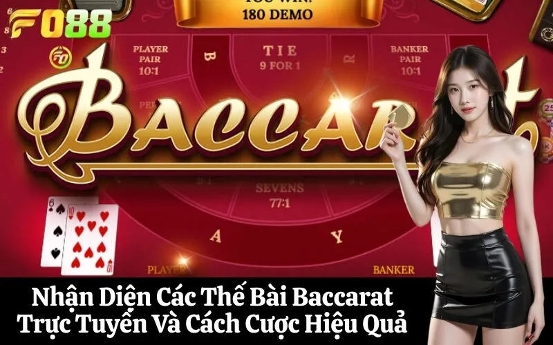 Nhận Diện Các Thế Bài Baccarat Trực Tuyến Và Cách Cược Hiệu Quả