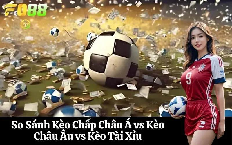 So Sánh Kèo Chấp Châu Á vs Kèo Châu Âu vs Kèo Tài Xỉu