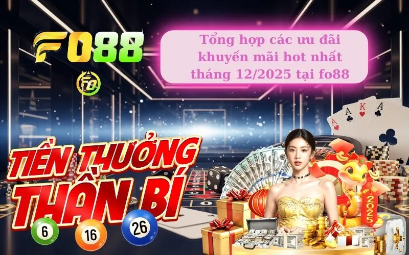 Tổng hợp các ưu đãi khuyến mãi hot nhất tháng 12/2025 tại fo88